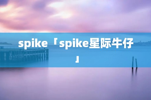 spike「spike星际牛仔」