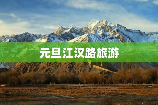 元旦江汉路旅游 元旦江汉路旅游