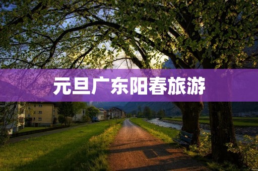 元旦广东阳春旅游