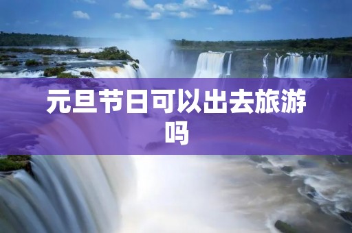 元旦节日可以出去旅游吗