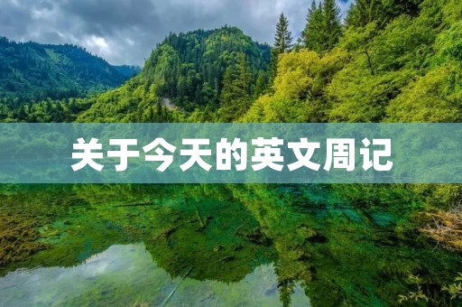 关于今天的英文周记
