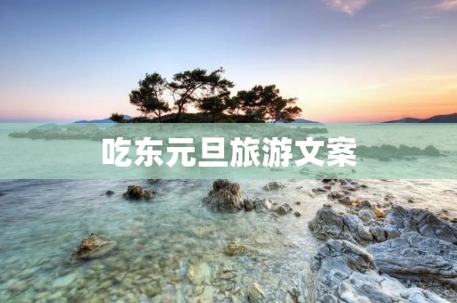 吃东元旦旅游文案