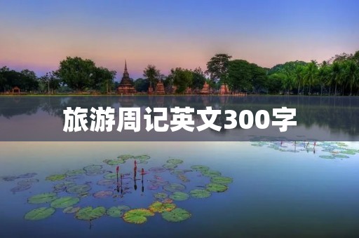 旅游周记英文300字