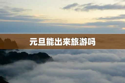 元旦能出来旅游吗
