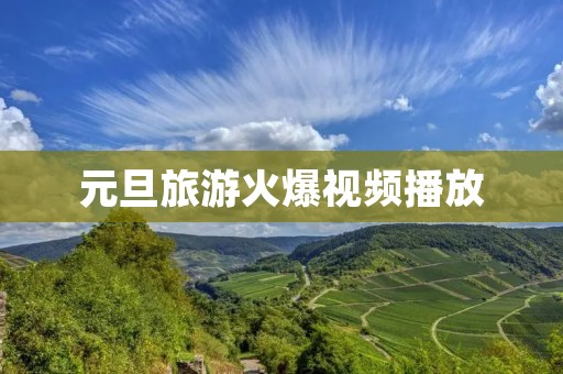元旦旅游火爆视频播放