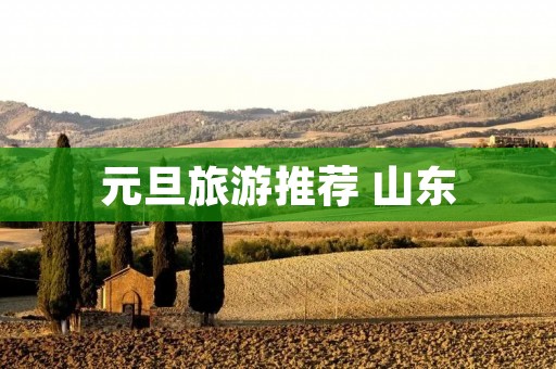 元旦旅游推荐 山东