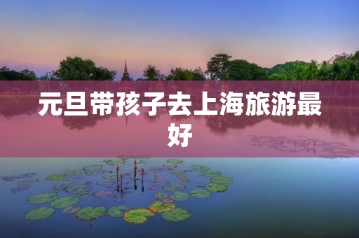 元旦带孩子去上海旅游最好