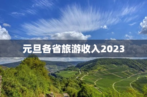 元旦各省旅游收入2023