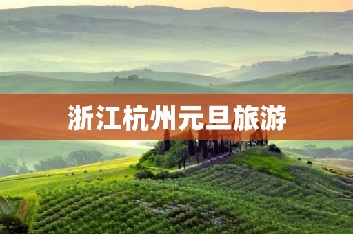 浙江杭州元旦旅游