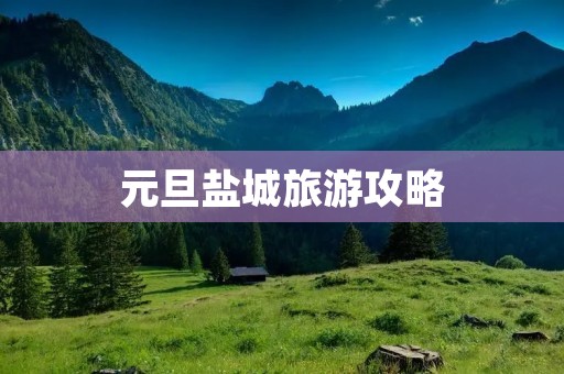 元旦盐城旅游攻略 元旦盐城旅游攻略