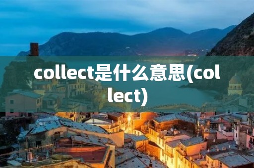 collect是什么意思(collect)