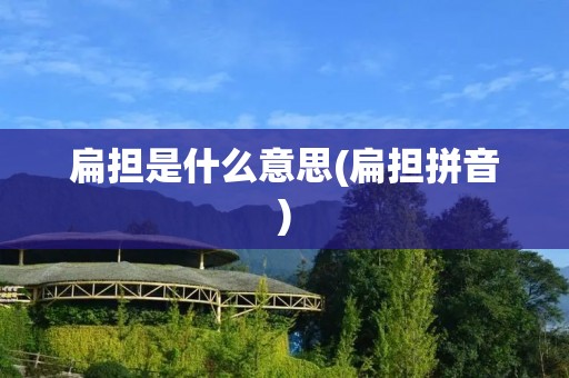扁担是什么意思(扁担拼音)