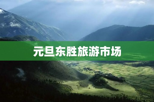 元旦东胜旅游市场