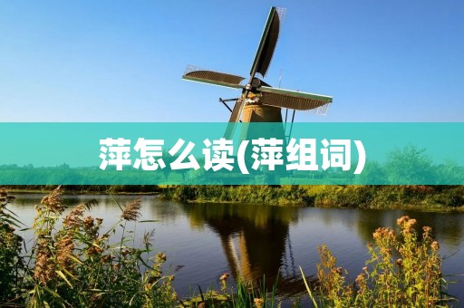萍怎么读(萍组词)