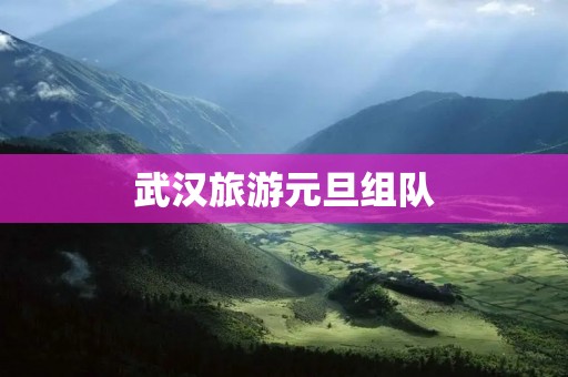 武汉旅游元旦组队