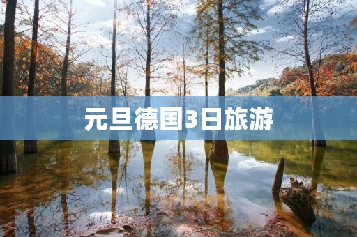 元旦德国3日旅游