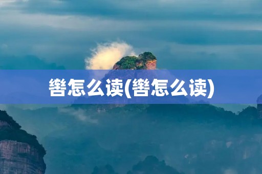 辔怎么读(辔怎么读)