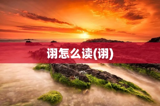 诩怎么读(诩)