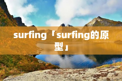 surfing「surfing的原型」 surfing「surfing的原型」