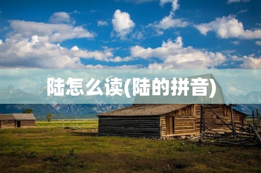 陆怎么读(陆的拼音)