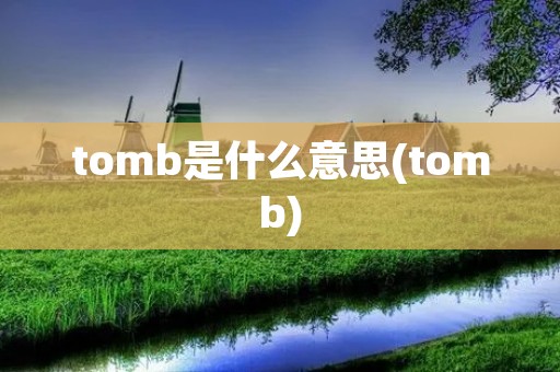 tomb是什么意思(tomb)