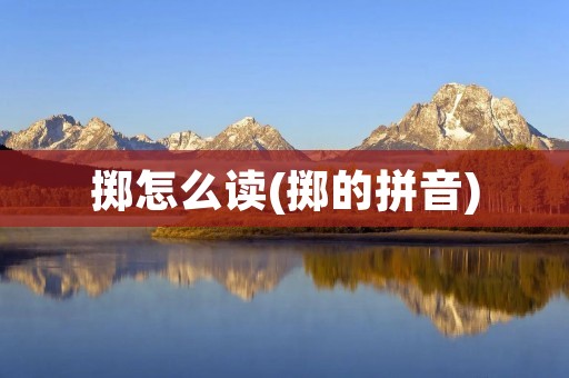 掷怎么读(掷的拼音)