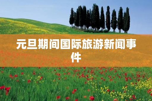 元旦期间国际旅游新闻事件