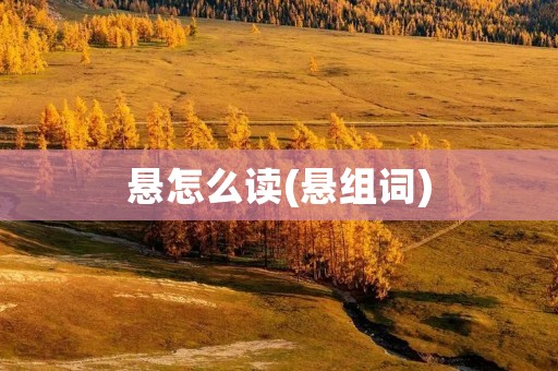 悬怎么读(悬组词)