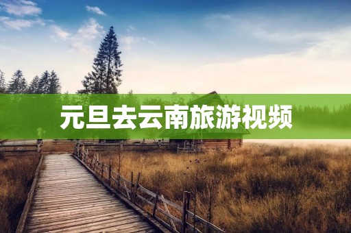 元旦去云南旅游视频