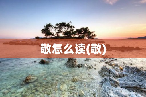 敬怎么读(敬)