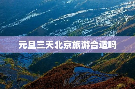 元旦三天北京旅游合适吗