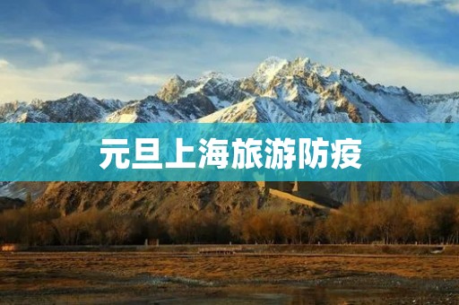 元旦上海旅游防疫