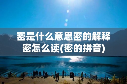 密是什么意思密的解释密怎么读(密的拼音)