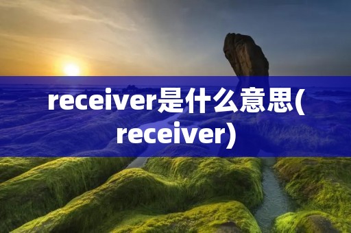 receiver是什么意思(receiver)