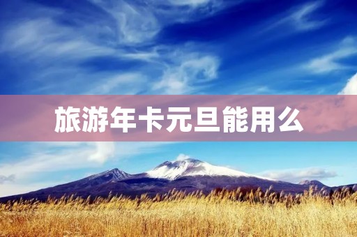 旅游年卡元旦能用么