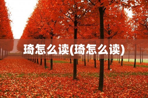 琦怎么读(琦怎么读)
