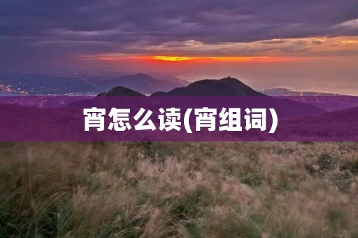 宵怎么读(宵组词)