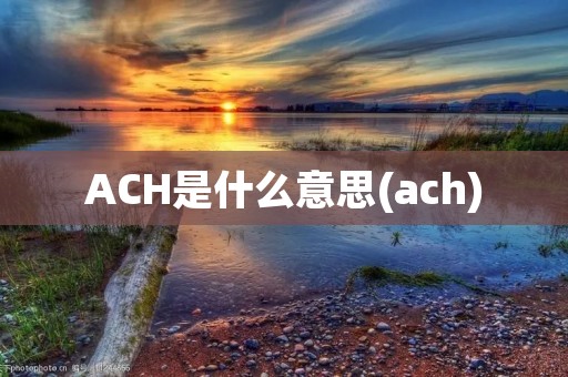 ACH是什么意思(ach) ACH是什么意思(ach)