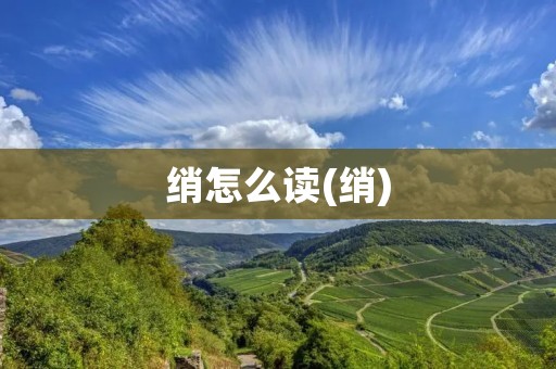 绡怎么读(绡)