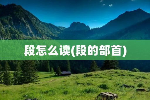 段怎么读(段的部首)