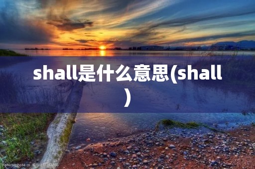 shall是什么意思(shall)