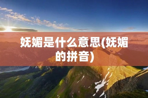 妩媚是什么意思(妩媚的拼音)
