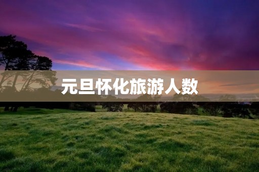元旦怀化旅游人数