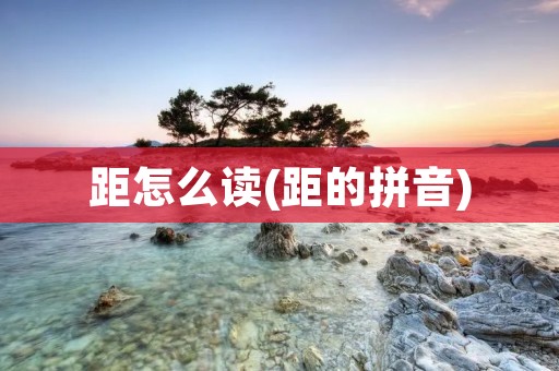 距怎么读(距的拼音)