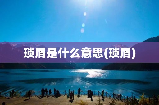 琐屑是什么意思(琐屑) 琐屑是什么意思(琐屑)
