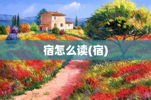 宿怎么读(宿)