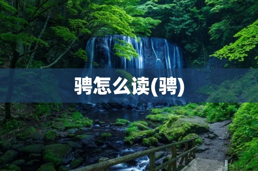 骋怎么读(骋)