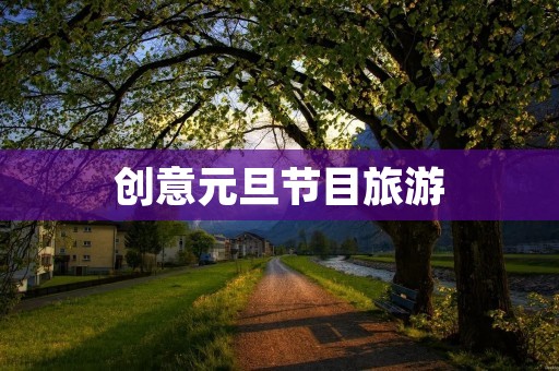 创意元旦节目旅游