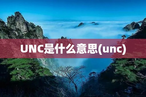 UNC是什么意思(unc)