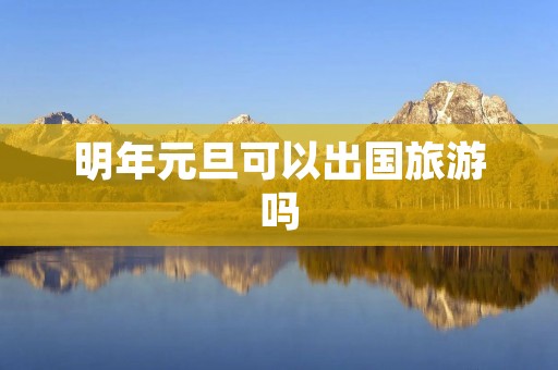 明年元旦可以出国旅游吗